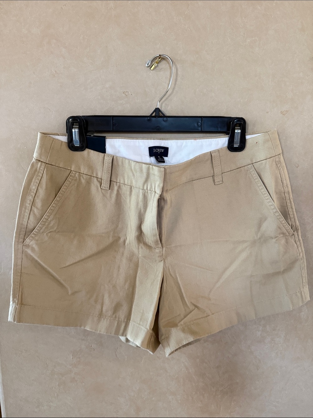 J. Crew Khaki Cotton Chino Bermuda Shorts